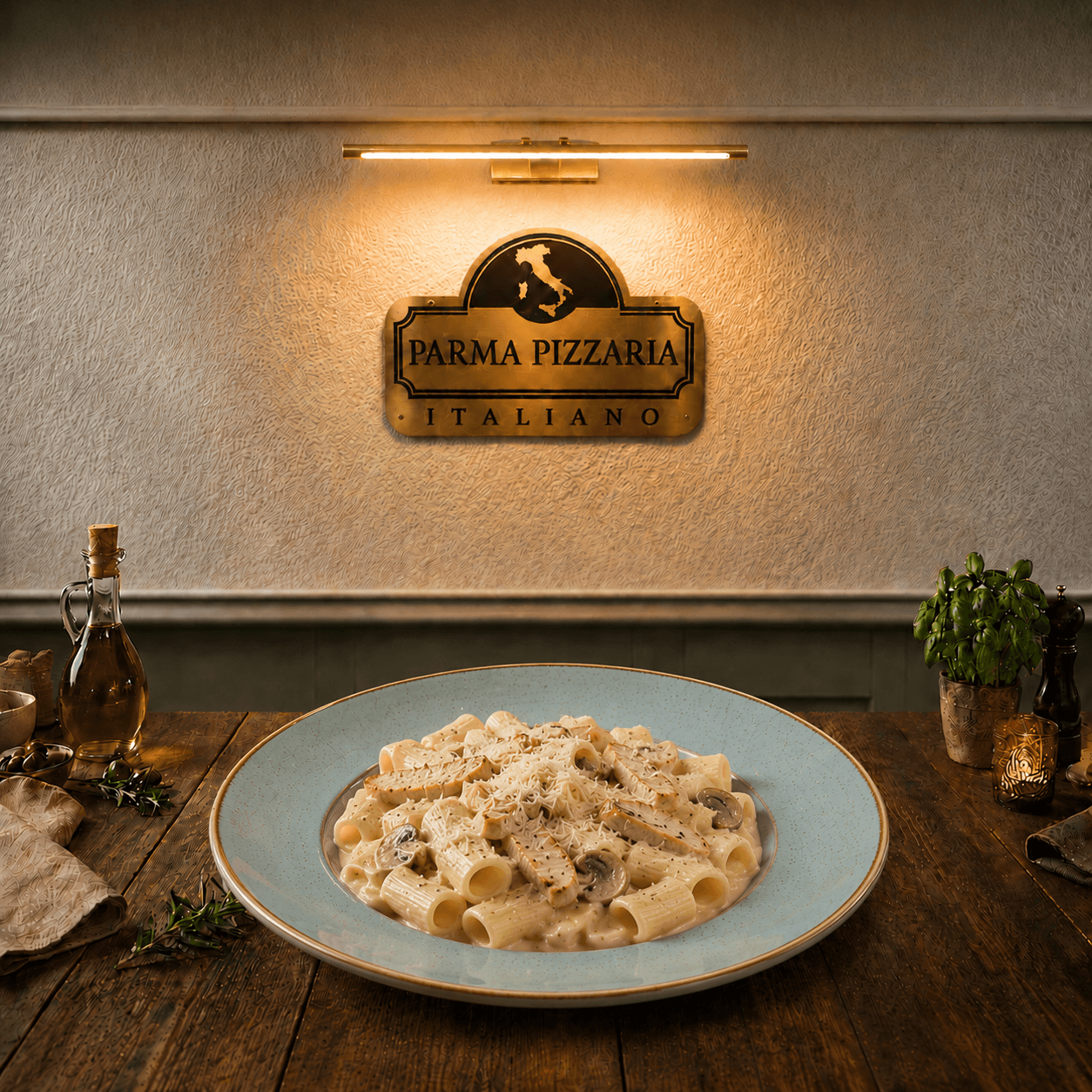 Rigattoni Alfredo