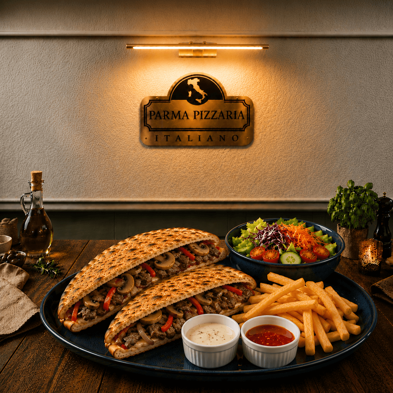 Pizza Sandviç Etli
