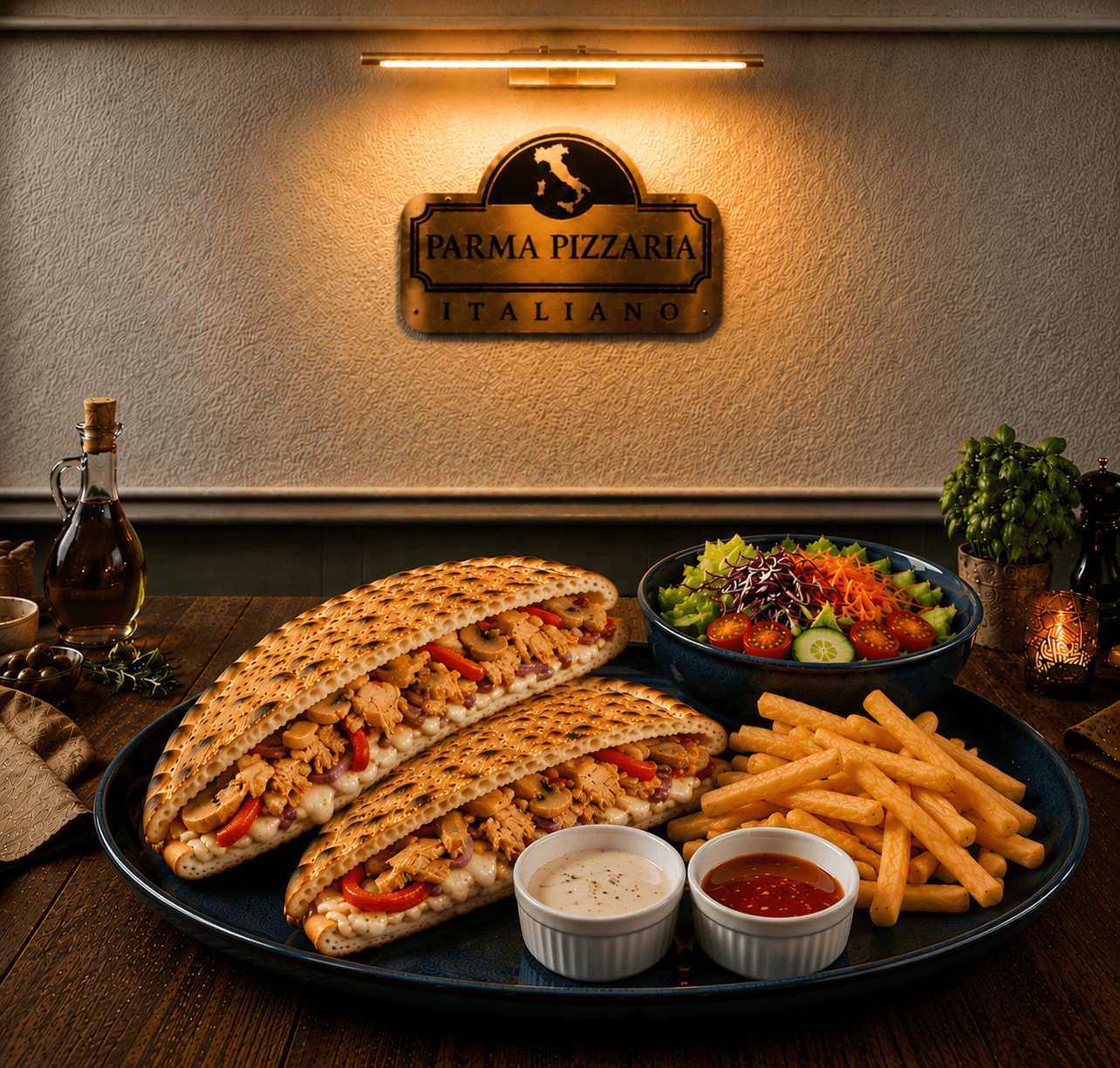 Pizza Sandviç Tavuk Dönerlim